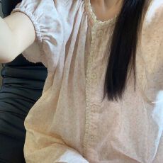批发简约蕾丝田园碎花睡衣女夏季短袖短裤宿舍居家<b class='q'>服</b>两件套