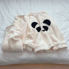 批发<b class='q'>睡衣</b><b class='q'>女</b>秋冬季半边绒加厚大码长袖长裤软绵绵家居服套装