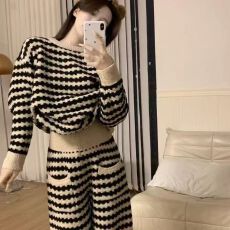 批发<b class='q'>睡衣</b><b class='q'>女</b>秋冬季半边绒加厚大码长袖长裤软绵绵家居服套装
