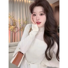 批发爆款毛针织衫女秋冬季2025新款烫钻高级感洋气减龄内搭<b class='q'>打底</b>衫<b class='q'>上衣</b>