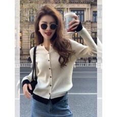批发早春韩系穿搭chic别致针织开衫外套<b class='q'>女</b>春装2026年新款外搭短款上衣