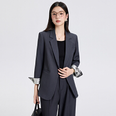 批发2025春季新款小个子西装外套女气质女神范西服时尚套装