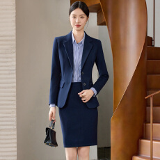 批发职业西装套装女气质高端大学生面试西服正装秋<b class='q'>冬</b>季酒店前台工作服