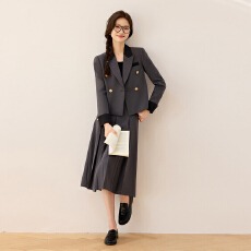 批发高级感西装套装女小个子秋<b class='q'>冬</b>新款休闲时尚气质职业正装小西服外套