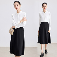 批发秋冬气质<b class='q'>职业</b>西装外套女新款简约<b class='q'>半身裙</b>