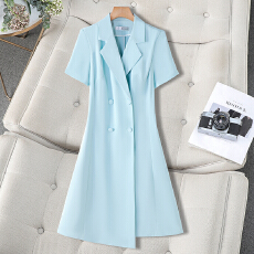 批发高端西装连衣裙女2025<b class='q'>夏</b>新款正式场合气质职业教师演讲主持人正装