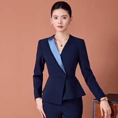 批发春秋新款职业西装套装女美容院酒店前台接待<b class='q'>珠宝</b>店气质工作服套裤