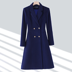 批发时尚厚款名媛气质羊绒大衣外套女<b class='q'>冬</b>季新款轻奢中长款修身港风外衣