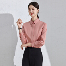 批发白色衬衣女长袖职业装新款高级<b class='q'>酒店</b><b class='q'>工作服</b>修身女士上衣时尚白衬衫