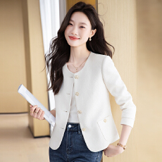 批发法式小香风短款外套女2025秋<b class='q'>冬</b>款高级感名媛气质时尚通勤百搭上衣