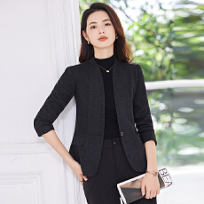 批发<b class='q'>新款</b>黑色简约西装套装女职业气质酒店前台接待<b class='q'>珠宝</b>店美容院工作服