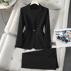 批发西装套装女秋<b class='q'>冬</b>职业装面试正装气质经理工作服小个子通勤西服外套