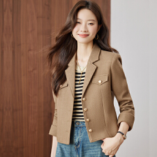 批发时尚短款西装外套女春秋季2025新款秋装气质女士西服秋<b class='q'>冬</b>百搭上衣
