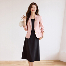 批发西装套装女2025新款连衣裙休闲时尚百搭外套<b class='q'>女士</b>西服套裙工作服秋