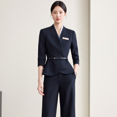 批发<b class='q'>夏季</b>西装套装女酒店经理<b class='q'>珠宝</b>店工作服高端美容师案场客服工装