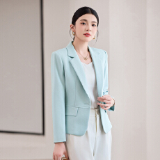 批发粉色西装外套女春秋季2025新款<b class='q'>夏</b>天休闲高级感炸街小西服今年流行