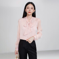 批发设计感气质<b class='q'>职业</b>女装衬衫2025秋季新款修身显瘦OL通勤百搭衬衫