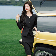 批发2025年新款小香风套装女秋<b class='q'>冬</b>高级感正式场合两件套长裙时尚套裙裤