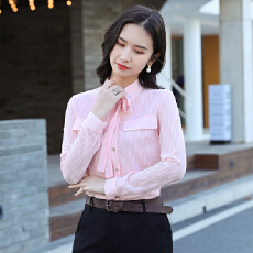 批发设计感气质职业女装衬衫2025秋季新款修身显瘦OL通勤百搭衬衫