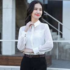 批发设计感气质职业女装衬衫2025秋季新款修身显瘦OL通勤百搭衬衫