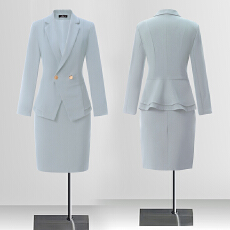 批发<b class='q'>工作服</b>套装女春秋职业装售楼部美容院珠宝<b class='q'>酒店</b>前台高端气质工装