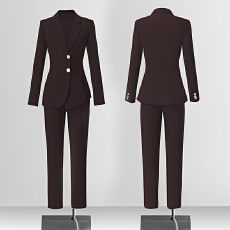 批发<b class='q'>工作服</b>套装女春秋职业装售楼部美容院珠宝<b class='q'>酒店</b>前台高端气质工装