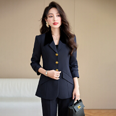 批发设计感气质职业女装西服2025<b class='q'>秋</b>季新款修身显瘦OL通勤百搭西装套装