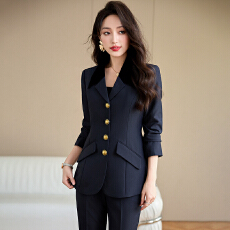 批发设计感气质职业女装西服外套2025<b class='q'>秋</b>季新款修身显瘦OL通勤百搭西装
