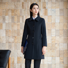 批发设计感气质<b class='q'>职业</b><b class='q'>女装</b>风衣外套2025秋季新款修身显瘦OL通勤百搭风衣