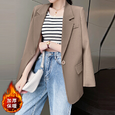 批发设计感气质职业<b class='q'>女装</b>外套2025秋季新款修身显瘦加棉通勤百搭西装