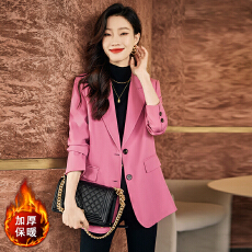 批发设计感气质职业<b class='q'>女装</b>外套2025秋季新款修身显瘦加棉通勤百搭西装