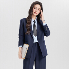 批发白领职业面试西装套装女<b class='q'>夏</b>季薄款教师职业高级感正装职场西服外套