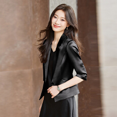 批发白领职业面试西装套装女<b class='q'>夏</b>季薄款教师职业高级感正装职场西服外套