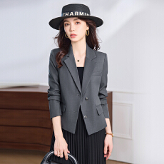 批发设计感气质职业女装西服外套2025秋季新款修身显瘦OL通勤百搭西装