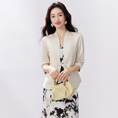 批发白领职业面试西装<b class='q'>套装</b>女夏季薄款教师职业高级感正装职场西服外套