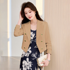 批发白领职业面试西装套装女夏季薄款教师职业高级感正装职场西服外套