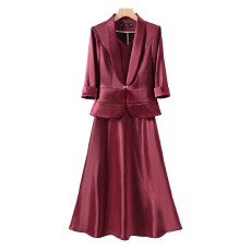 批发白领职业面试西装套装女夏季薄款教师职业高级感正装职场西服外套