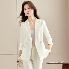 批发白领职业面试<b class='q'>西装</b>套装女夏季薄款教师职业高级感正装职场西服外套