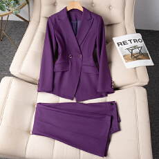 批发白领职业面试<b class='q'>西装</b>套装女夏季薄款教师职业高级感正装职场西服外套