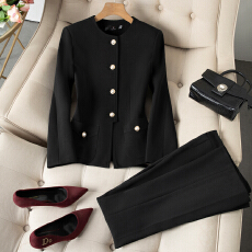 批发白领职业面试<b class='q'>西装</b>套装女夏季薄款教师职业高级感正装职场西服外套