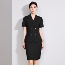 批发白领职业面试<b class='q'>西装</b>套装女夏季薄款教师职业高级感正装职场西服外套
