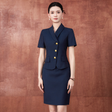 批发白领职业面试西装套装女夏季薄款教师职业高级感正装职场西服外套