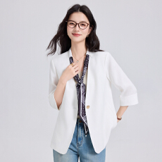 批发白领职业面试西装套装女<b class='q'>夏</b>季薄款教师职业高级感正装职场西服外套