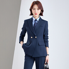 批发白领职业面试西装套装女夏季薄款教师职业高级感正装职场西服外套