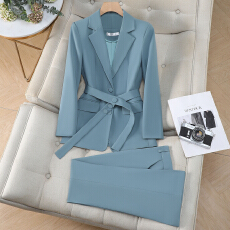 批发白领职业面试西装套装女<b class='q'>夏</b>季薄款教师职业高级感正装职场西服外套