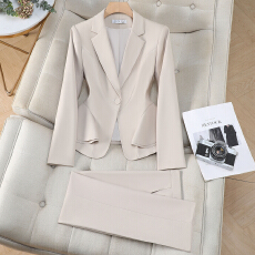 批发春秋小西装外套女面试正装西服套装气质高端职业装<b class='q'>酒店</b>前台<b class='q'>工作服</b>