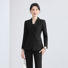 批发白领职业面试西装套装女夏季薄款教师职业高级感正装职场西服外套