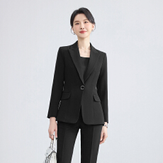 批发白领职业面试西装套装女夏季薄款教师职业高级感正装职场西服外套