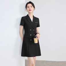 批发白领职业面试西装套装女夏季薄款教师职业高级感正装职场西服外套