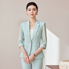 批发休闲西装外套<b class='q'>女</b>2026春季新款高级感气质小个子西服套装